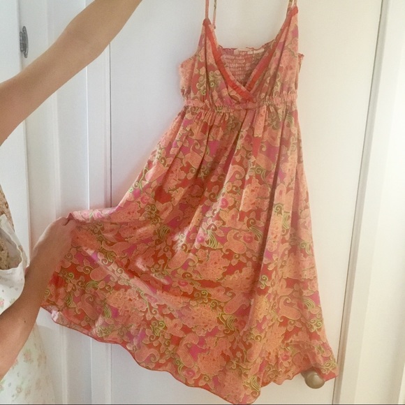 Derek Heart Dresses & Skirts - Paisley Sundress Orange